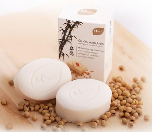 M Herb Tofu Egg White Soap Facial Cleansing 70g.
