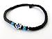 Iconsgr Handmade Christian Orthodox Komboskoini, Prayer Rope Bracelet Black - 5603