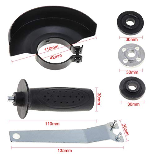 Clearance Sale!DEESEE(TM)110mm Angle Grinder Accessories with Protective Cover Wrench for Polishing - Thumbnail 6