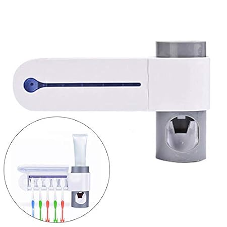 Automatischer Zahnpasta Zahnpasta Zahnpasta Halter für Sterilisator Zahnbürsten UV-Licht Multifunktional