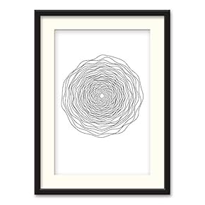 Black Paper Framed Canvas Wall Art for Living Room, Bedroom Abstract Branch and Leaves Canvas Prints for Home Decoration Ready to Hanging - 23x31 inches