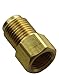 Inline Tube Replacement For 7/16-24 Male 3/8-24 Female Inverted Flare Brake Line Adapter 1/4 To 3/16 GM OEM (E-10-13)