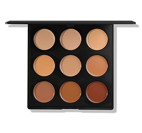 Morphe Cool Foundation Palette 9FC - Conceal and Contour Cream Powder Makeup for all skin tones