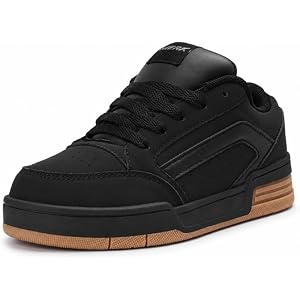 GEERX Jay Boys Skate Sneakers for Toddlers & Little Kids – Casual Lace Up Tennis Shoes for School, Walking & Everyday Wear, S