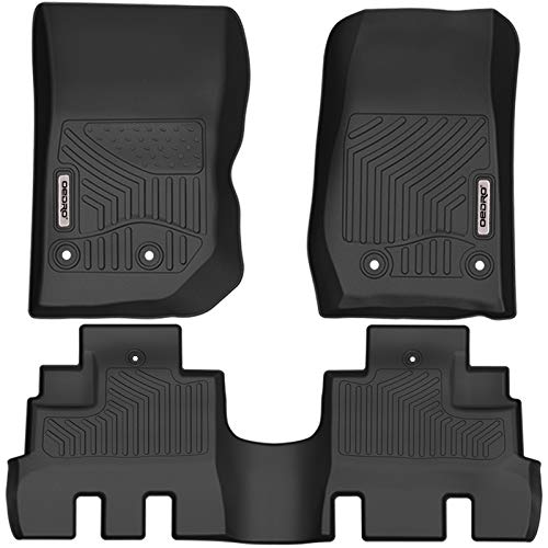 Oedro Floor Mats Compatible For 2014 2018 Jeep Wrangler Jk