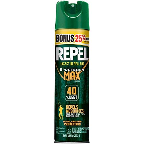 Repel Sportsmen Max Aerosol Insect Repellent Bonus, 40% Deet, 8.125 oz - 12 Count