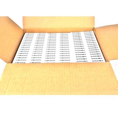 AM Security Labels 58kHz Adhesive Security Labels 5000 Pcs - Compatible with EAS Acousto-Magnetic Systems for Retail Anti-Theft Equipment