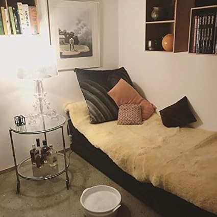 Gerberei Oechslen Lammfelldecke Unterbett für natürliches Schlafen ca 90x190cm, Neu