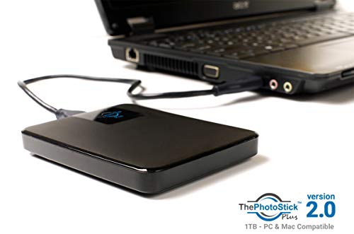 image for ThePhotoStick Plus 2.0 for PC and MAC Laptops and Computers, 1TB Backu