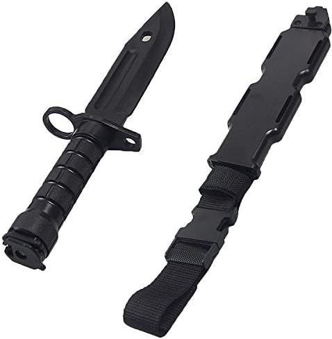 Wwman Training Knife Black Martial Arts Model Soft Knife CS Weapons Tactical ABS Plastic Knife