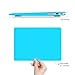 iBenzer Macbook Air 13 Inch Case, Soft Touch Hard Case Shell Cover with Keyboard Cover for Apple MacBook Air 13 A1369 1466 NO Touch ID, Sky Blue MMA13SBL+1