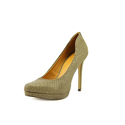 MIA Women's Talia Platform Pump, Taupe, 8 M US
