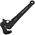 MichaelPro Self Adjusting Pipe Wrench, 8 Inch Multi-Function Spanner Adjustable Plumbing Wrench, Clamping Diameter Up to 1-3/32 Inch (28mm), Adjusting Wrench with Swivel Head