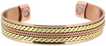 Genuine Pure Copper Magnetic Bio Therapy Healing Bangle Bracelet for Arthritis Pain Relief by Holy Chakra