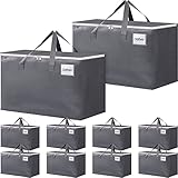 BlissTotes Large Moving Boxes with Zippers