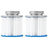Clear Choice Pool Spa Filter 4.38 Dia x 4.13 in Cartridge Replacement for M-SPA B03008 Baleen AK-B0300874, [2-Pack]