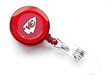 Aminco International Kansas City Chiefs Retractable Badge Reel Id Ticket Clip Nfl