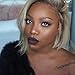Black Friday 2019, Wig with Baby Hair Human Hair Full End Short Bob Wigs for Black Women