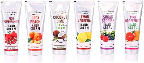 Fresh Sweet Hand Cream Collection 6 Piece set Luxury Set - Travel Gift Set
