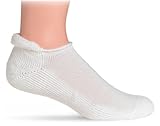Thorlos Men's Golf Moderate Padded Roll Top Socks, White, Sock Size:10-13/Shoe Size: 6-12