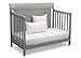Delta Children New Haven 4-in-1 Convertible Baby Crib, Grey