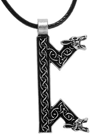 3PCS Elder Futhark PERTHRO Rune Yggdrasil Viking Amulet Runic Nordic Talisman Pendant NECKLACE