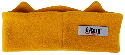 CozyPhones Kids Headphones Volume Limited with Ultra-Thin Speakers Soft Fleece Headband - Perfect Children's Earphones for Home and Travel - CAT