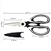 Tigeo Ultra Sharp Premium Heavy Duty Multi-Functional Shears (Kitchen Shears)