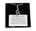 Pewter Dopamine Molecule Cast Necklace (18 Inch Chain) Sterling Silver Chain Gift Packaged with an informational Card