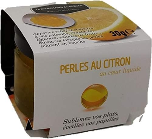 Lemon Pearls, 30 g, ,Glass Jar