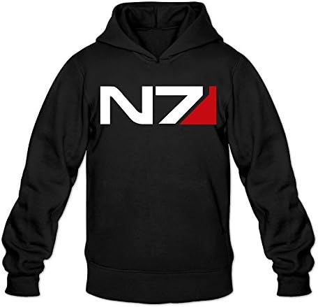 Greenday Men's Hoodie Mass Effect N7 Size XL Black