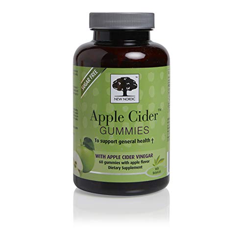 New Nordic Apple Cider Gummies, 60 Count (Pack of 3)