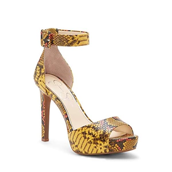 Jessica Simpson Damen Divene Sandalen mit Absatz, Gold