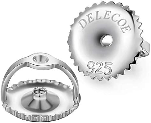 4 Pairs Screw Earring Backs