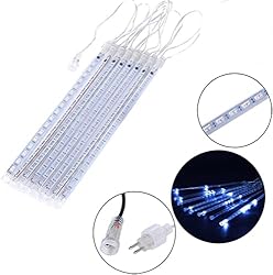 Aukora Rain Drop Lights, LED Meteor Shower Lights
