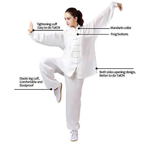 image for KIKIGOAL Unisex Chinese Traditional Martial Arts Tai Chi Uniform Kung 