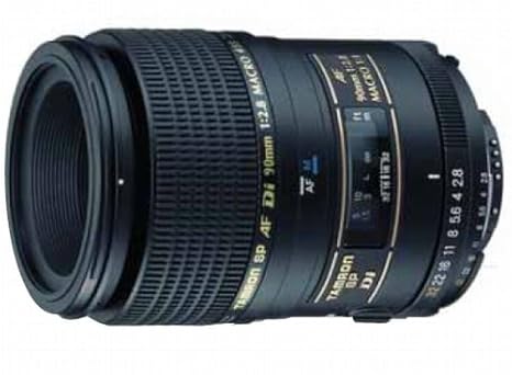 Tamron AF 90mm 2,8 Di Macro 1:1 SP digitales Objektiv für für Nikon (nicht D40/D40x/D60)