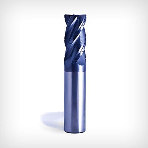 GW Schultz Tool, SRF4 Series, 4 Fl, 38° HLX | Ø.625 IN. | 2.25 IN. LOC | .625 IN. SHK | 5.0 IN. OAL | .015 IN.X45° CHAM | AlTiN COATED | CARBIDE END MILL