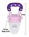 Boppin Baby Food Feeder | Baby Fruit Feeder | Teething Toy | Silicone Teether Nibbler | No Messy Mesh Bag To Clean | Free E-Book (Pink)