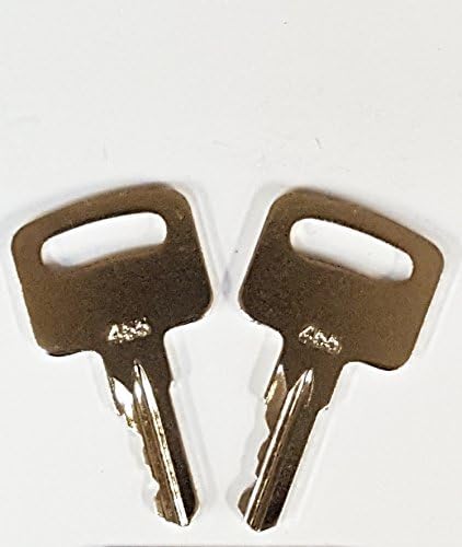 2 Genie Lifts Equipment Ignition Keys for Bobcat Genie Skyjack Snorkel Upright Terex Part Number RONIS 455