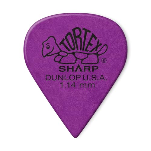 JIM DUNLOP Plektrum Tortex Sharp 1,14mm 72 Stück