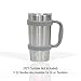 F-32 Handle - 19 COLORS - 20oz Size - Compatible with 20 Oz YETI Tumbler Travel Mug - BPA FREE (20OZ, ZEN GRAY, 1 Count (Pack of 1))