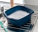 Addis Large Washing Up Bowl 9.5L Ink Blue 380mm x 320mm x 140mm UK Made view 5