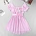 ACSUSS Men Shiny Satin Frilly Crossdressing Night Dress Lingerie Sissy Nightwear Underwear Pink XX-Large