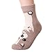 Puppy Dog Print Crew Socks,One size,(US shoes size 5 to 10),(5 Pairs)
