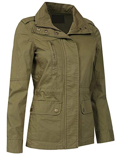 J. LOVNY Women's Versatile Military Anorak Jacket in Various Styles S-3XL
