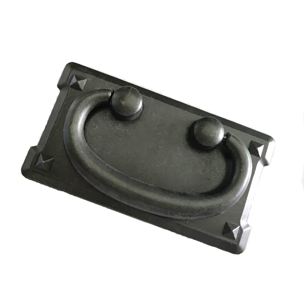 SagaSave Vintage Drawer Ring Pull Handles Fits for Cabinet, Cupboard, Chest, Wardrobe, Bookcase, Closet (Antique Black)