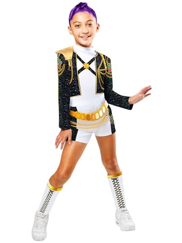 Rubies KPop Demon Hunters Girls Costume with Mock Jacket and Gold Belt