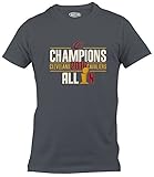 Smart Zone Cleveland Cavaliers 2016 Finals Champions Men's T-Shirt GRAY XL