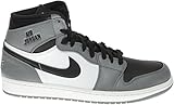 Nike Jordan Men's Air Jordan 1 Retro High Cool Grey/Black White Basketball Shoe 9.5 Men US